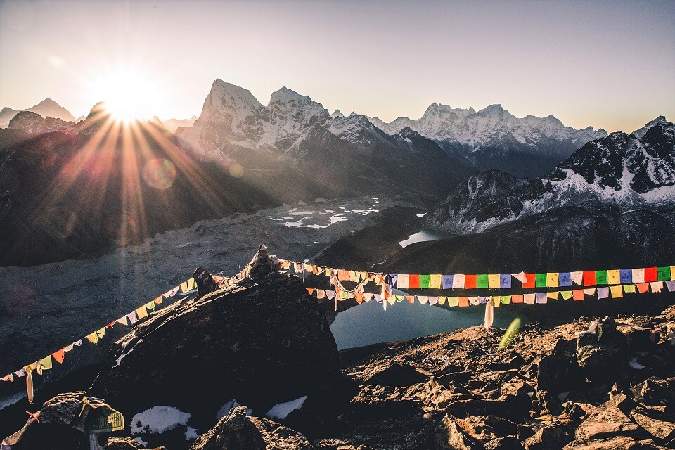 Gokyo Vallei trekking – uitzicht vanop Gokyo Ri