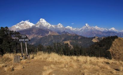 Annapurna community trektocht - zicht vanop Mohare Hill