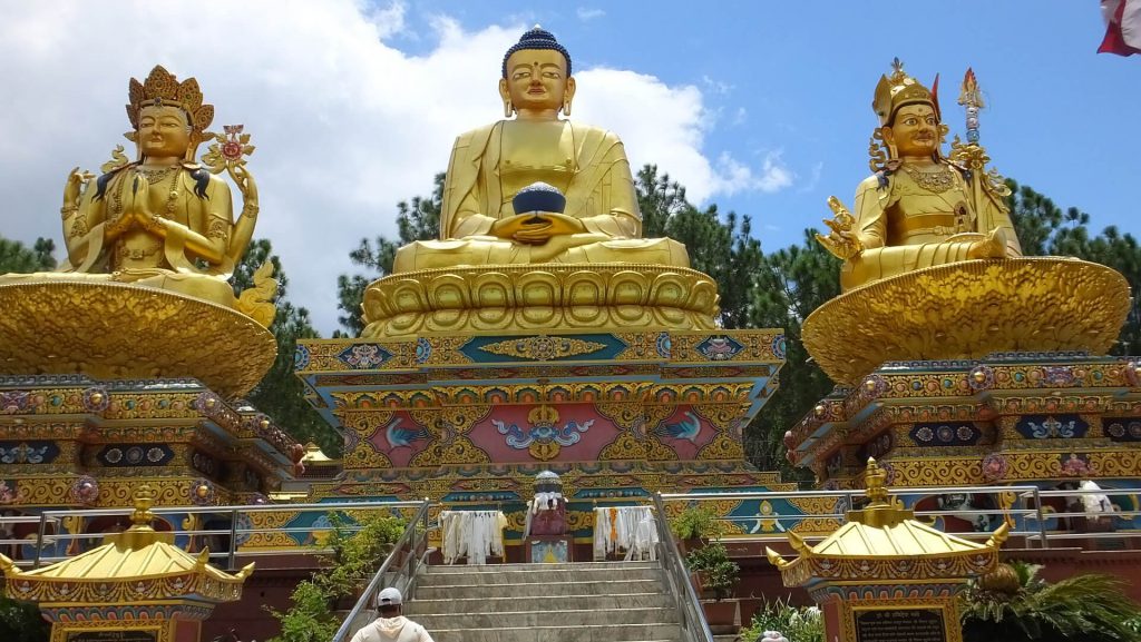 Culturele schatten in Kathmandu – Swayambunath – het Amidevi Buddha Park