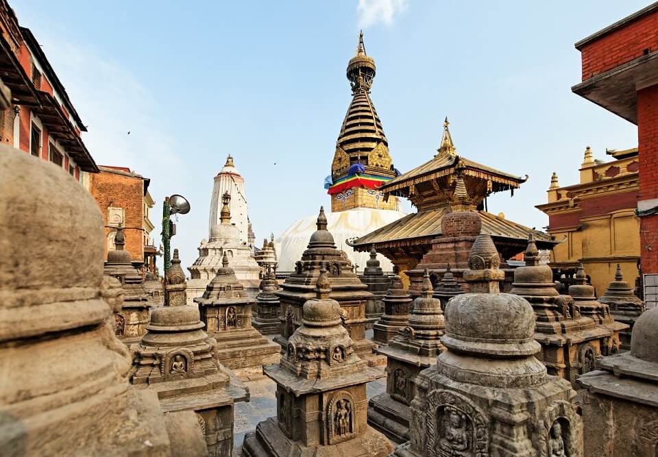 Culturele schatten in Kathmandu – de Boeddhistische tempel van Swayambunath