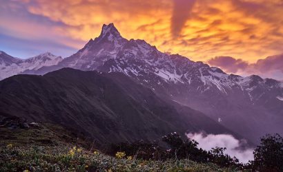 Mardi Himal trek - zicht op de Machhapuchhare