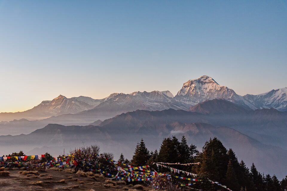 Poon Hill trek : zonsopgang