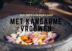 Doe een kookworkshop met kansarme vrouwen