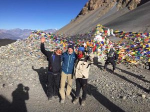 Clients during Annapurna Circuit trekking