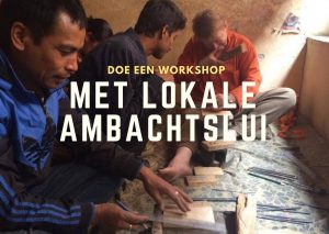 Doe een workshop met lokale ambachtslui