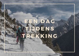 Een dag tijdens trekking in Nepal