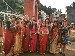 Participating in Teej festival