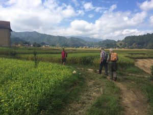 Walking in the Kathmandu valley