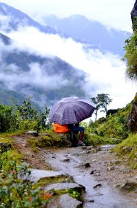 Nepal during monsoon